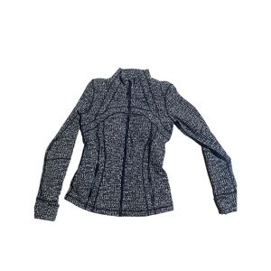 Lululemon Womens  Lightly Jacket   Black White Size 8